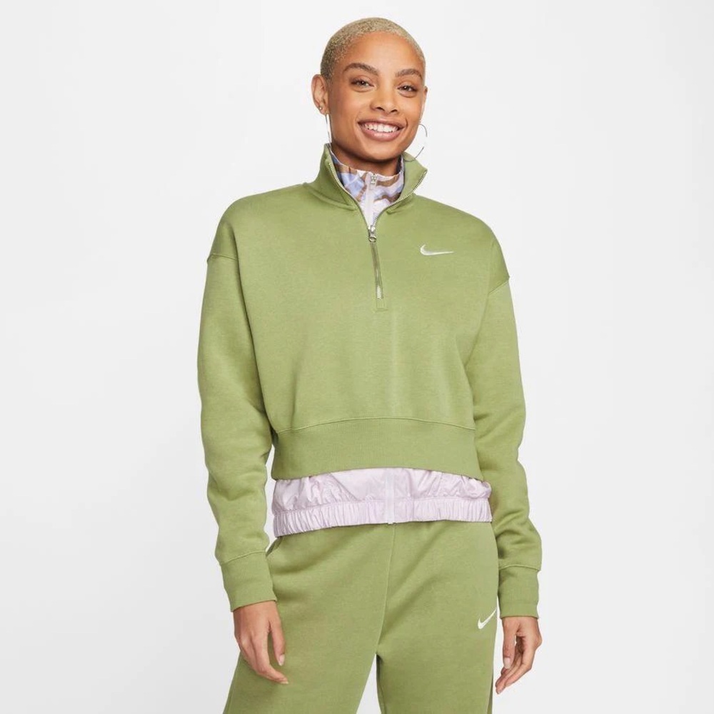Nike Sportswear Phoenix Fleece Women's 1/4-Zip Cropped Sweatshirt